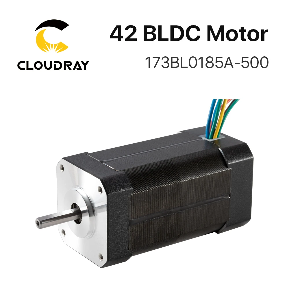 Cloudray Nema17 77.5W BLDC Motor 42mm 3-Phase 4000Rpm 24VDC Square Brushless Motor with Hall-Sensor For 3D Printer