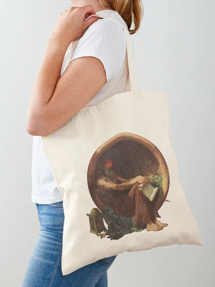 

Triggered Diogenes of Sinope - Fun Philosophy Tote Bag Women's bags Lady bag tote bag women for beach