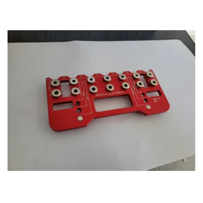 

Шаблон для сверления отверстий под полки из алюминиевого сплава 0,25 дюйма, специализированный, незаменимый для сверления и установки деревянных шкафов.