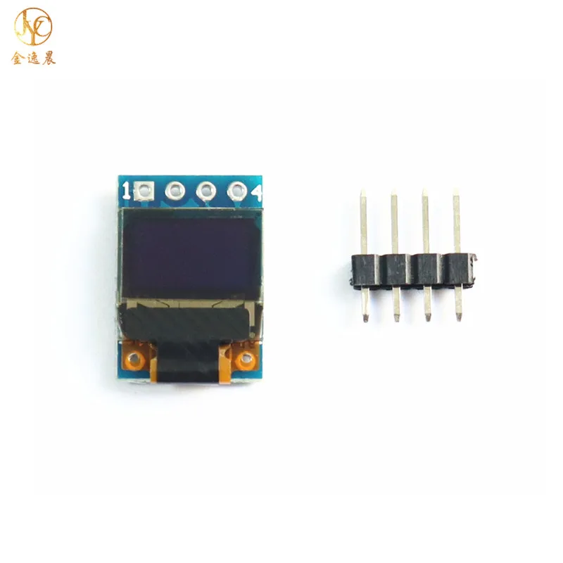 0.42 Inch Oled Lcd-scherm 72 × 40 Kleine Size Display Armband Wit Licht Iic Interface 4 Pin Module