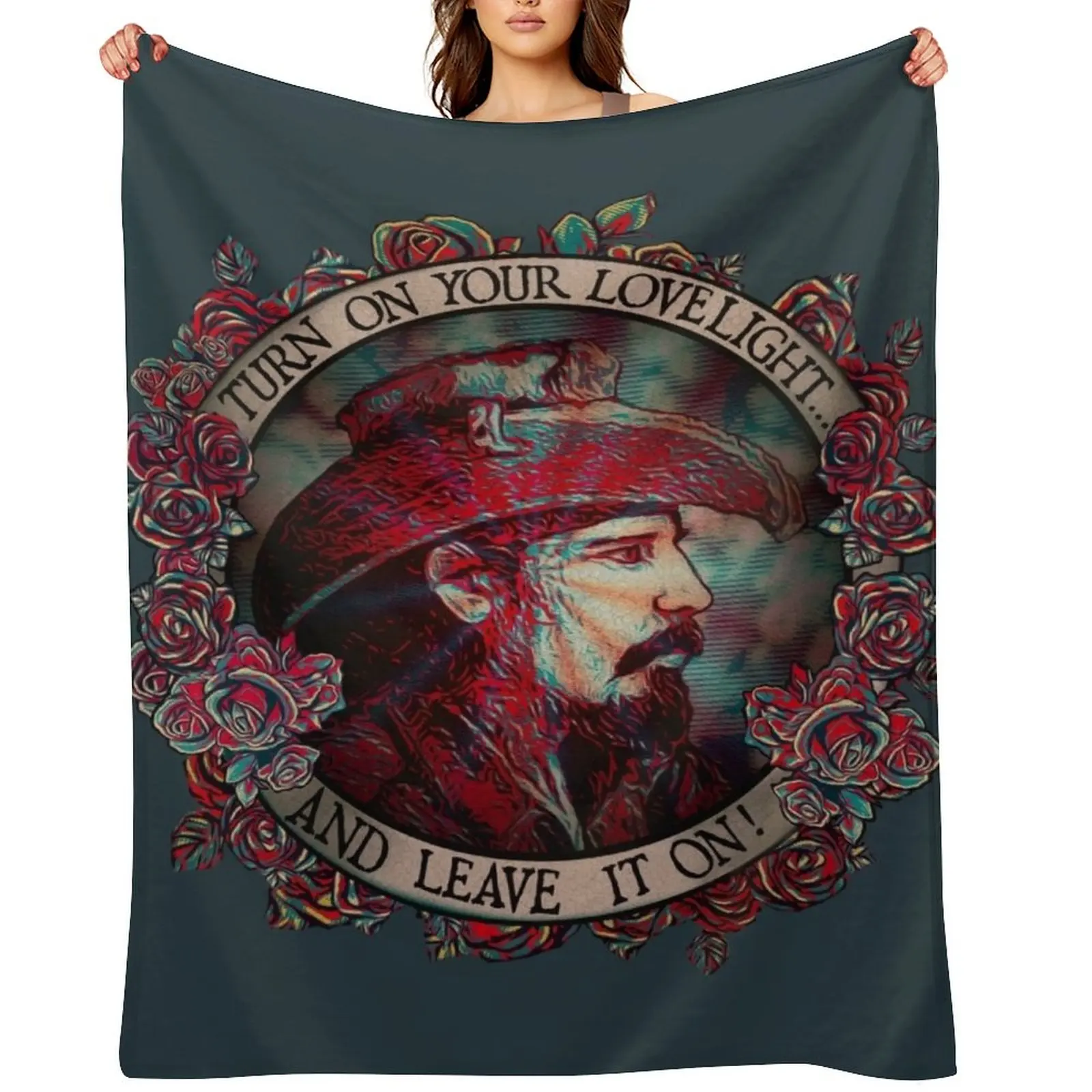 

Turn on Your Lovelight Throw Blanket christmas gifts Thin warm winter Soft Blankets