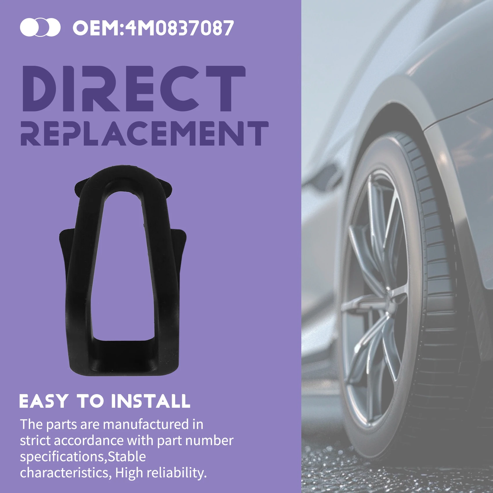 Top-Rated For Q7 2016-2023 Car Accessories Rubber Gasket Seal Buffer 4M0837087 For Door Lock