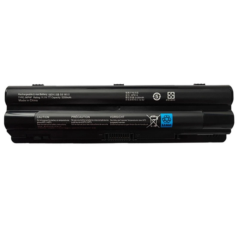 New JWPHF 11.1V 56Wh 5200mAh Battery for DELL XPS 14 15 17 L501X L502X L521X L701X L702X L401X J70W7 High Quality Laptop Battery