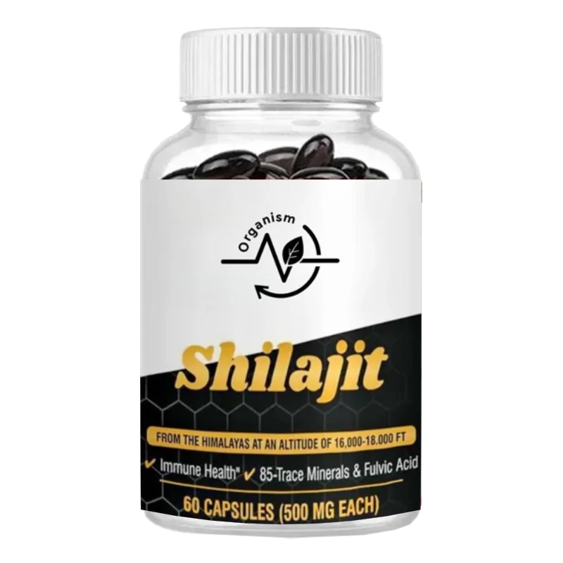 

Натуральная добавка Shilajit, 60 таблеток (кажды 500 мг), содержащий более 85 минералов и влажной кислотой — здоровый для повседневной жизни