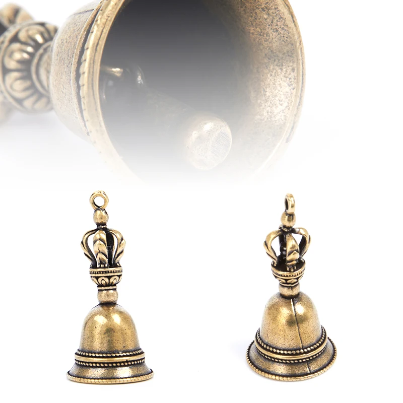 Christmas Bronze Bell Creative Gift Home Decoration Accessories Brass Handicraft Die-casting Drop Bell Key Car Button Wind Bell
