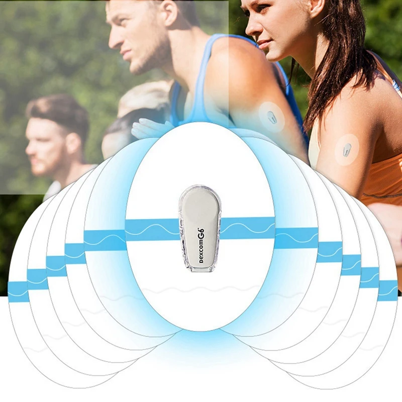 

50 Pcs/Set Sports Sensor Patch Protector Clear Waterproof Sensor Protection Cover Transparent