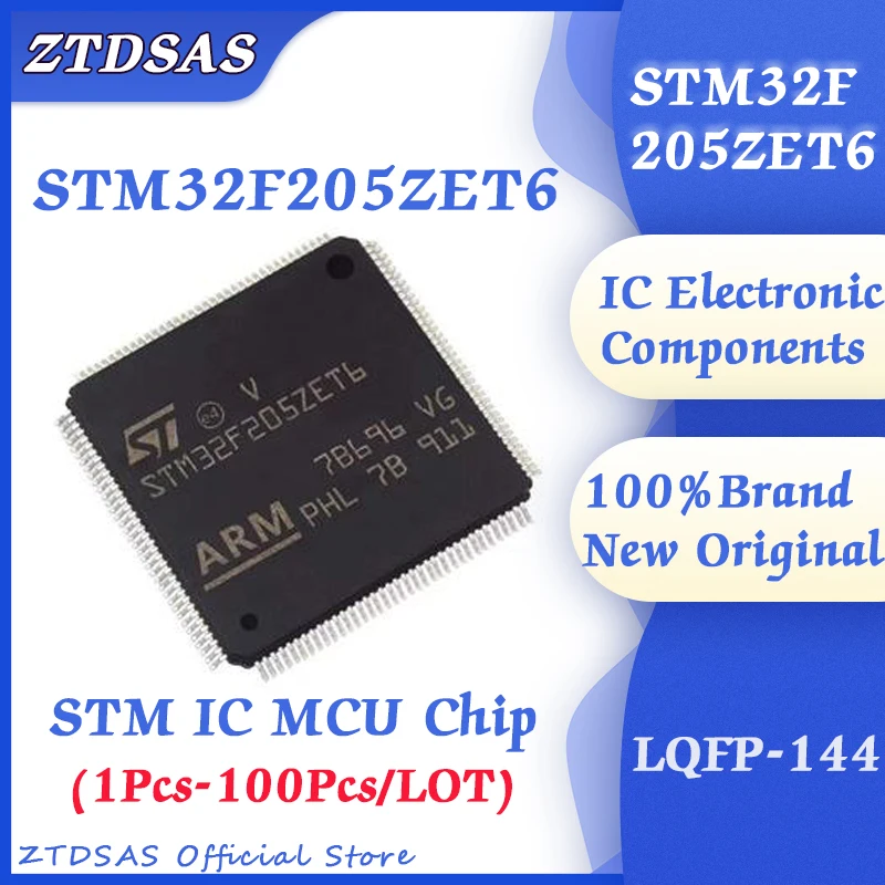 

STM32F205ZET6 STM32F205ZE STM32F205 STM32F STM IC MCU Chip LQFP-144