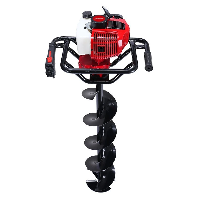 62CC Two-stroke Ground Drilling Agricultural Gasoline Planting Tree Planting Fertilization Piling Column Drilling Soil