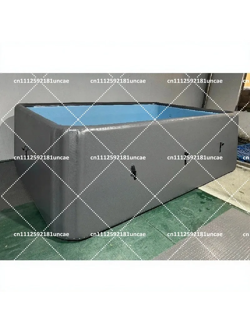 Large Inflatable Swimming Pool for Family Kids Adults Outdoor Thickened Wear-Resistant Brushed PVC Paddling Pool