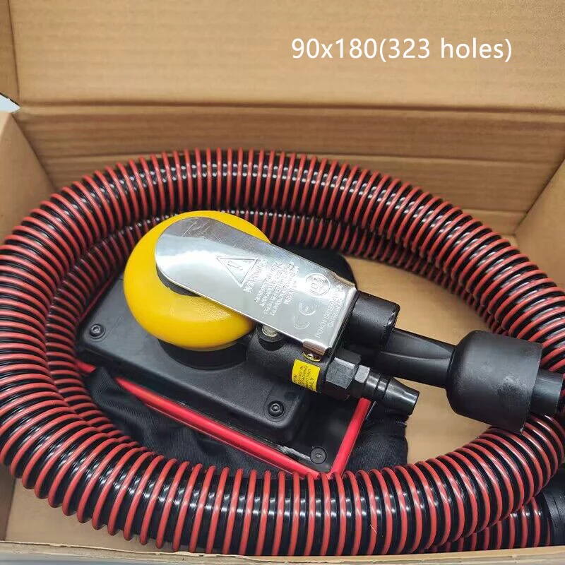 Putty Polishing Machine Rectangular Dry Grinding Head Pneumatic Sandpaper Polishing Machine Car