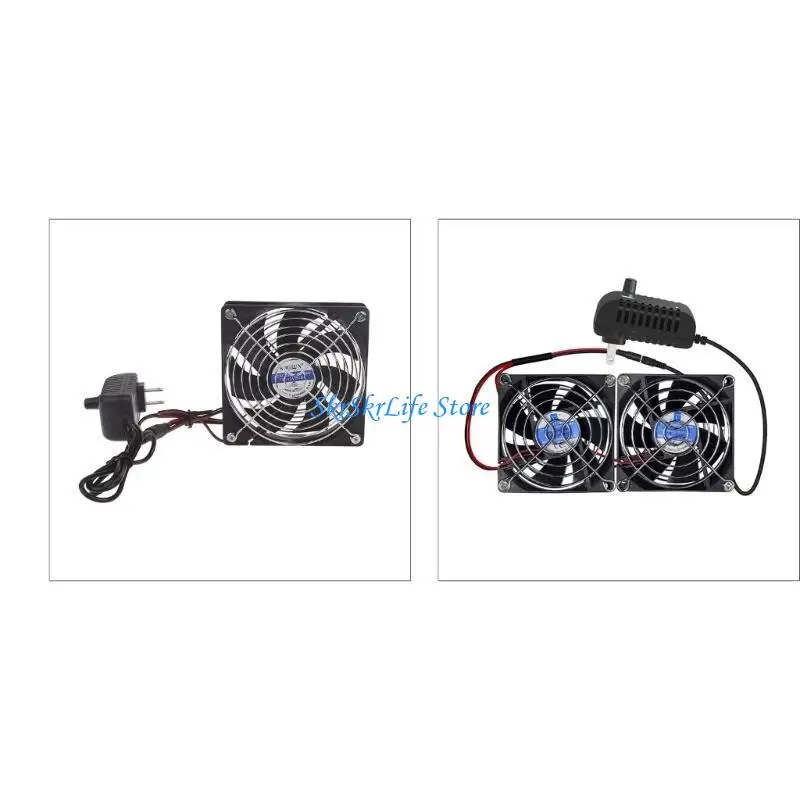 E65E 120x120x25mm 12V Speed ​​Speed ​​Speed ​​Speed ​​Ajuste Speed ​​Blower Industrial Computador Dissipação calor