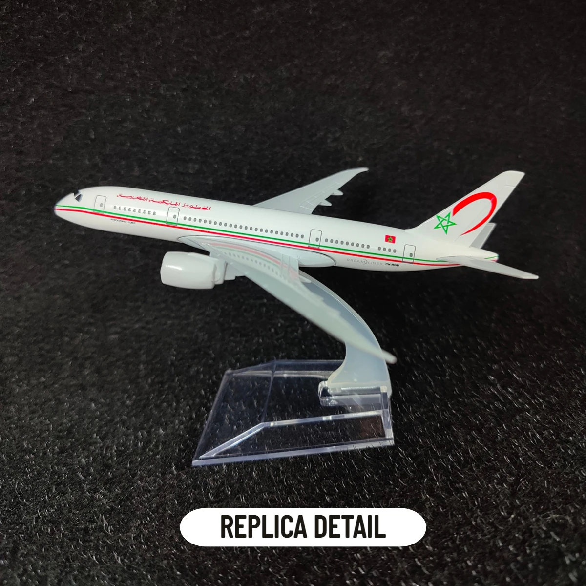 Scale 1:400 Metal Diecast Plane Model Morroco Airlines Replica 16cm Boeing Airbus Aircraft Aviation Airplane Miniature Toy