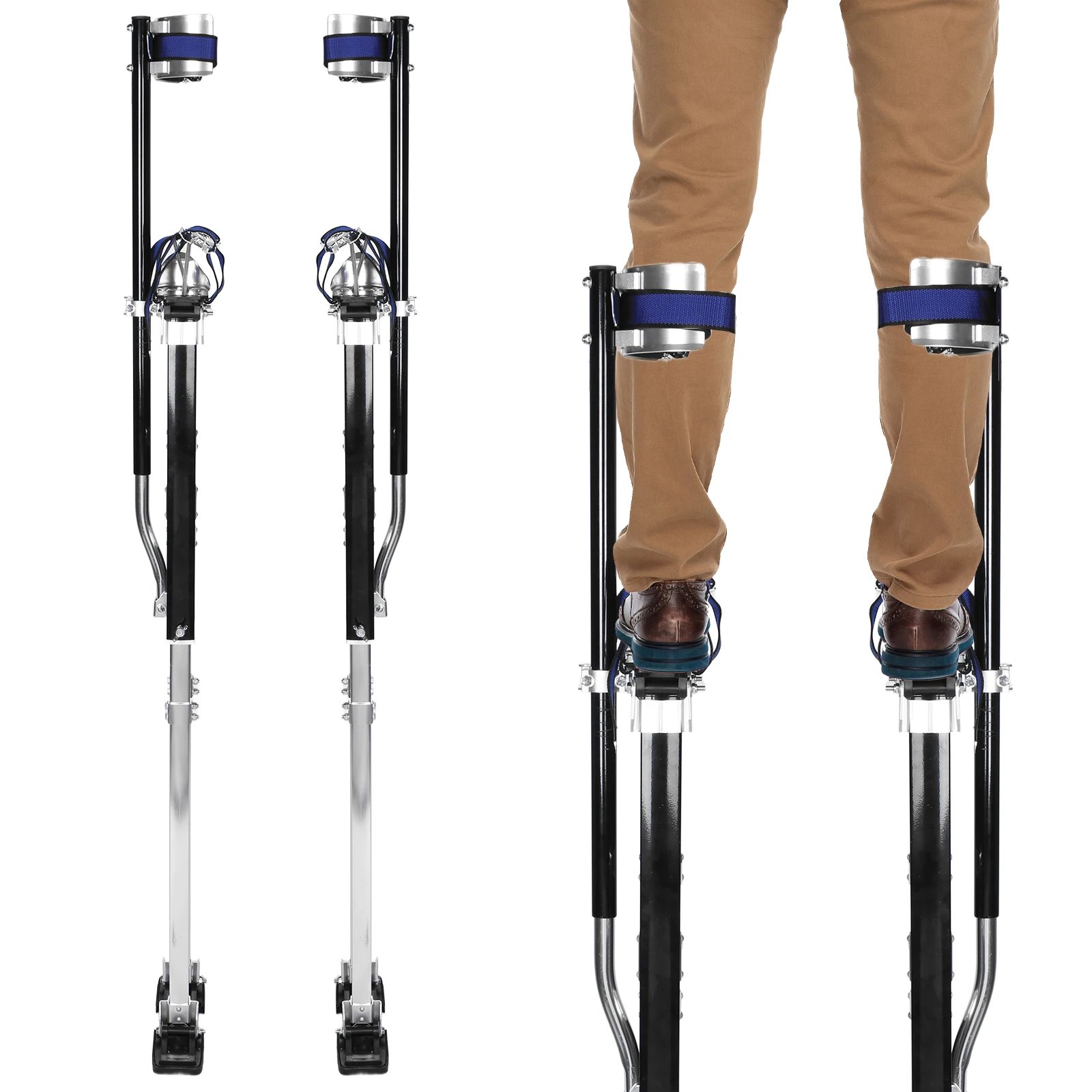 

Алюминиевые ходули для гипсокартона и малярных работ, регулируемые по высоте, 48-60 дюймов, для потолков, гипсокартона, штукатурки, парадных костюмов