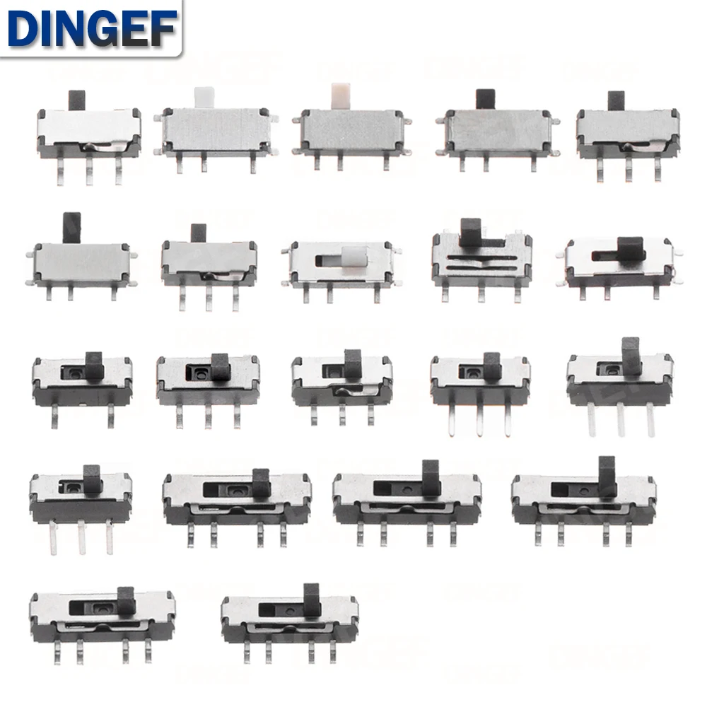 Bild 6: 20PCS MSK12C01/02 MSK23D19 Mini Miniatur DIP SMD 3PIN 6PIN 8PIN MSS23D18 Vertikale Dip 2P3T Schiebeschalter Griff Hohe 1,5/2/3 MM
