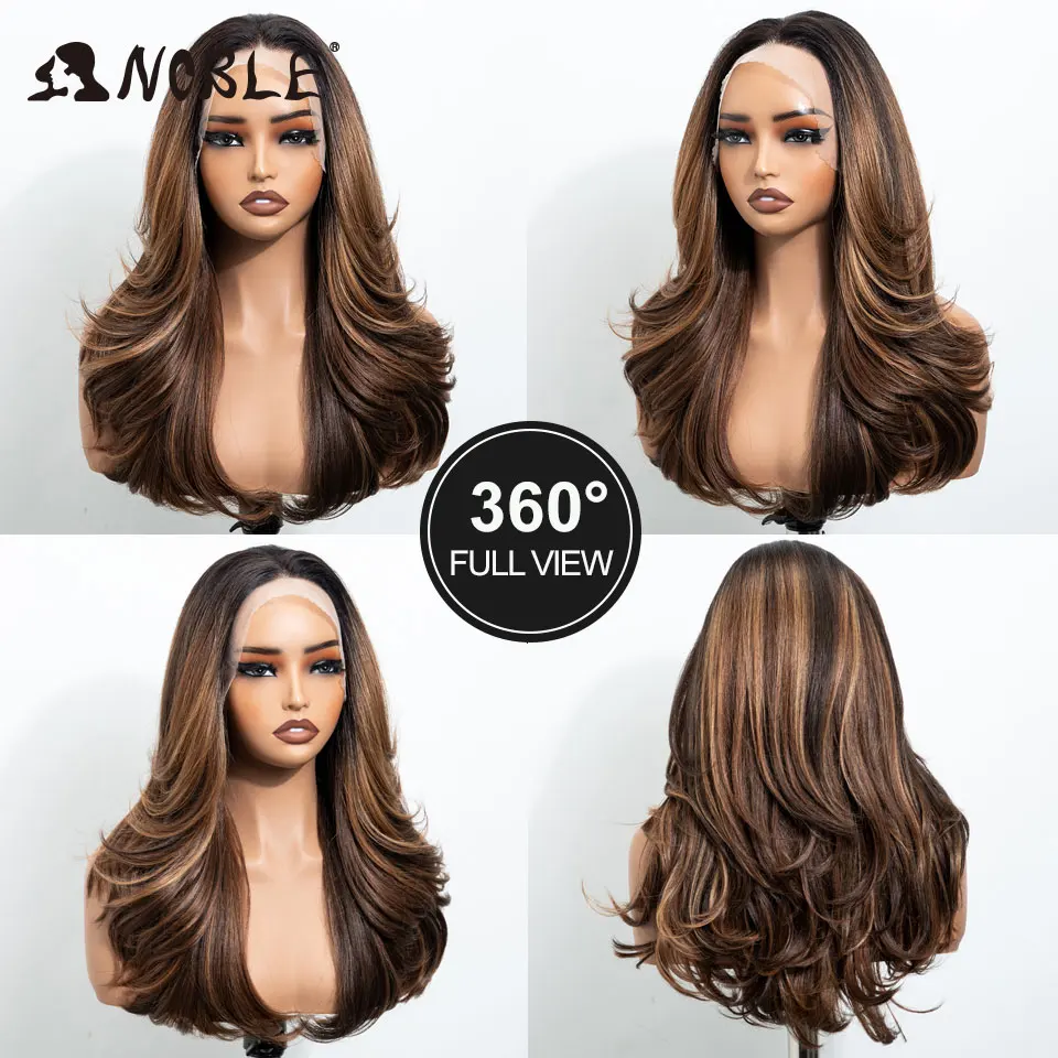 Thumbnail 4 - #64 Heat Resistant Synthetic Lace Wigs Sale