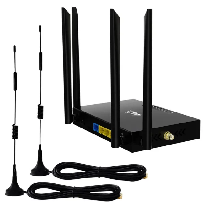 Router industriale 4G Cpe Wireless Wifi Antenna staccabile Router 4G con slot per scheda SIM 5 paesi Wiruropean WAN/LAN