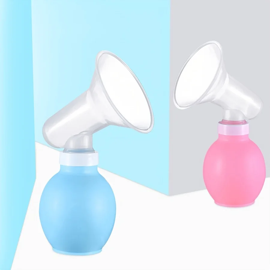 1pcs manual breast pump to collect milk, simple milk pump, silicone ball lactation booster, companion breast milk collector