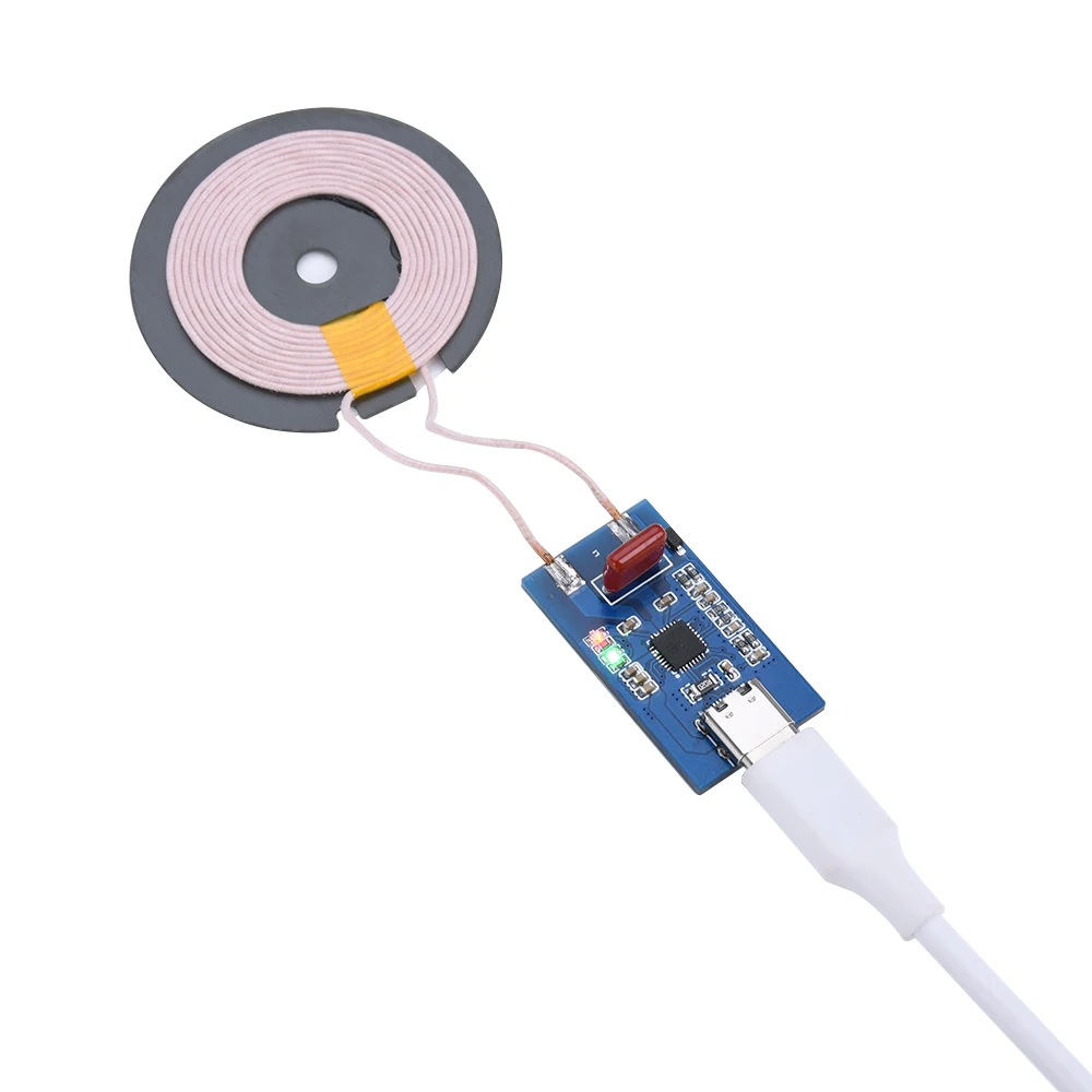 Modulo di ricarica wireless ad alta potenza tipo C 5W 10W 15W IP6826 Modulo PCBA bobina di ricarica fai da te per Samsung10W/15W all'ingrosso