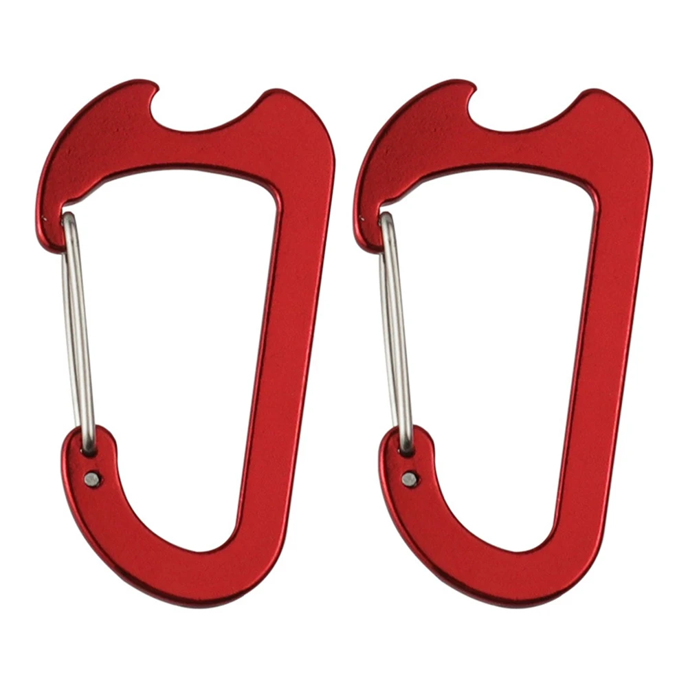 

Backpack Hook Aluminum Carabiner Gear Organization Easy To Carry Efficient Wire Gate Lightweight Design Outdoor Activities