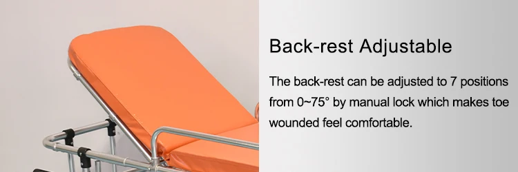 Hospital Ambulance Ward Emergency Rescue Trolley Bed Patient Transfer Stretcher