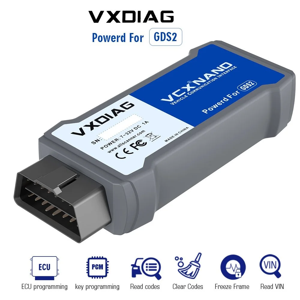 

VXDIAG VCX NANO for GM OPEL GDS2 V2022.05 Tech2win V16.02.24 Diagnostic Tool USB/Wifi Version