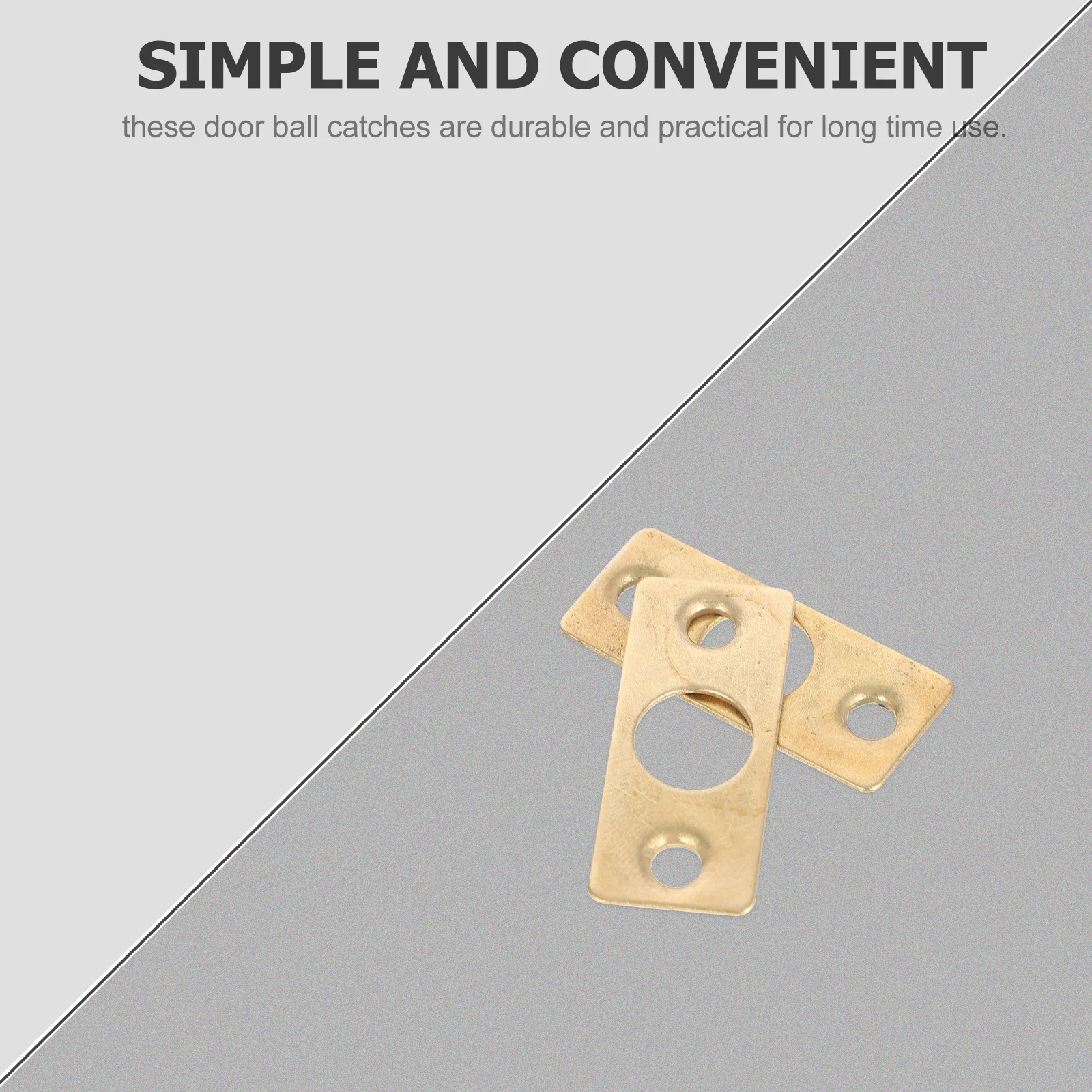 

10 pcs Pure Copper Door Ball Catch Adjustable For Cabinet Wardrobe Closet Furniture Hardware Ball Tension Latch