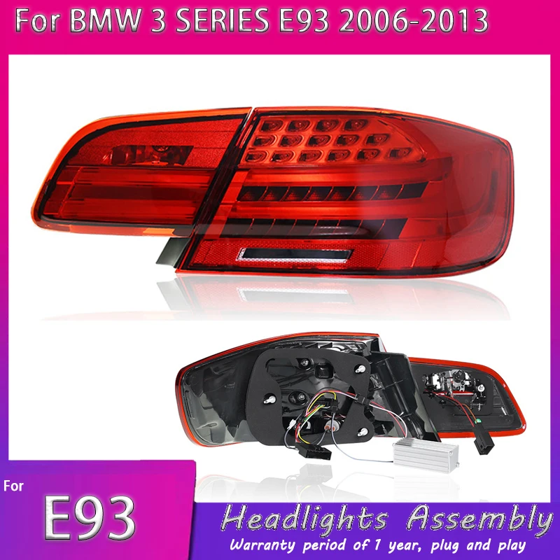 

Светодиодные задние фонари для BMW 3 серии E93 кабриолет 328i 335i 330i 2006-2013, задние фонари, стоп-сигналы, противотуманные фары, указатели поворота
