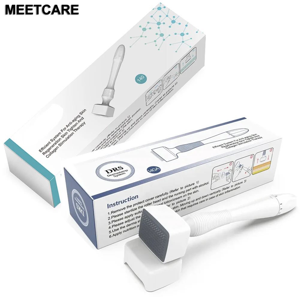 

Ролик Derma Stamp DRS140A и 140A Регулируемая длина иглы Микроигла Derma Rolling System Dermastamp Beauty Инструмент для ухода за кожей