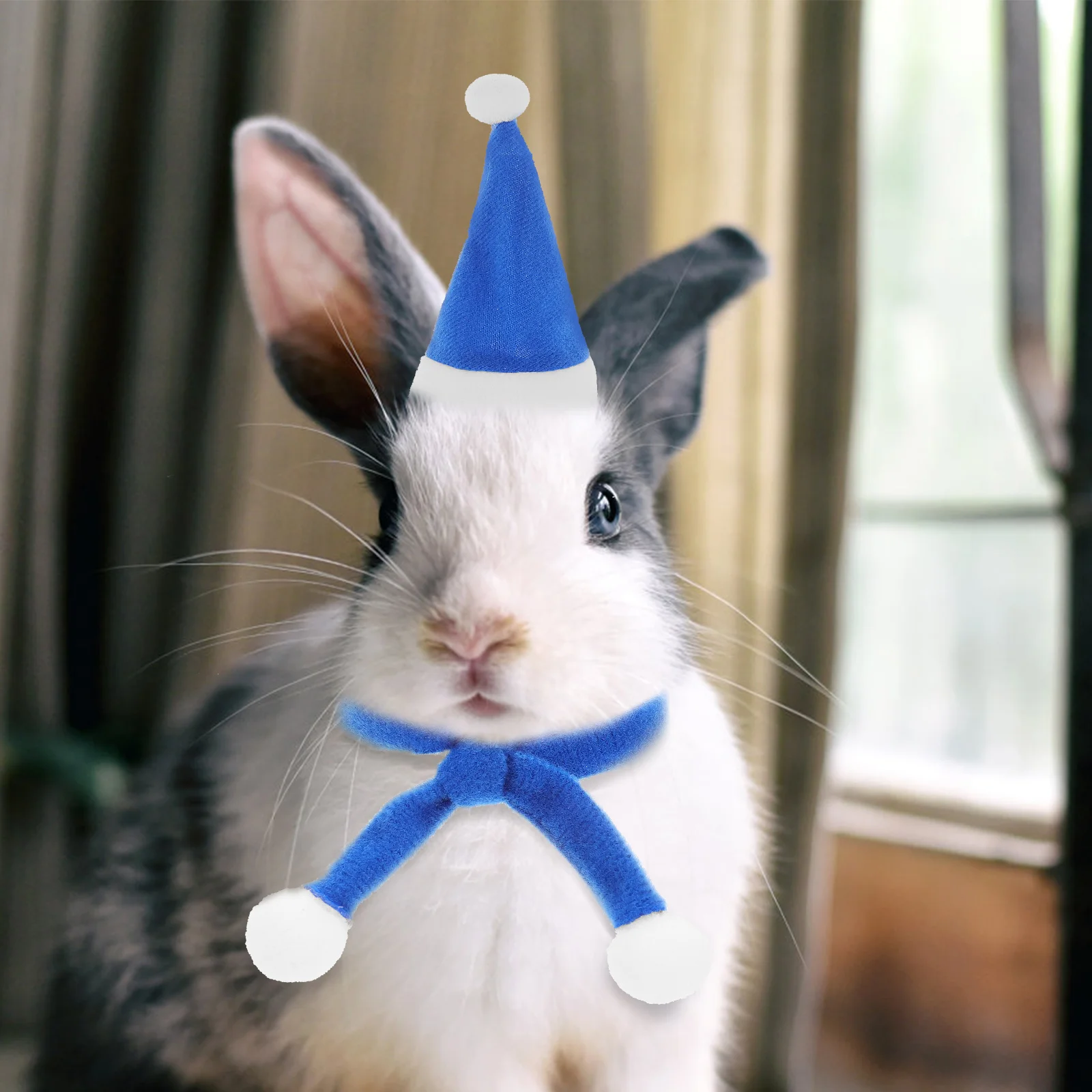 6 قطع من قبعة عيد الميلاد للحيوانات الأليفة، مجموعة وشاح تزيين للكلاب والقطط، إكسسوارات تنكرية للحفلات من أجل الفانيلا