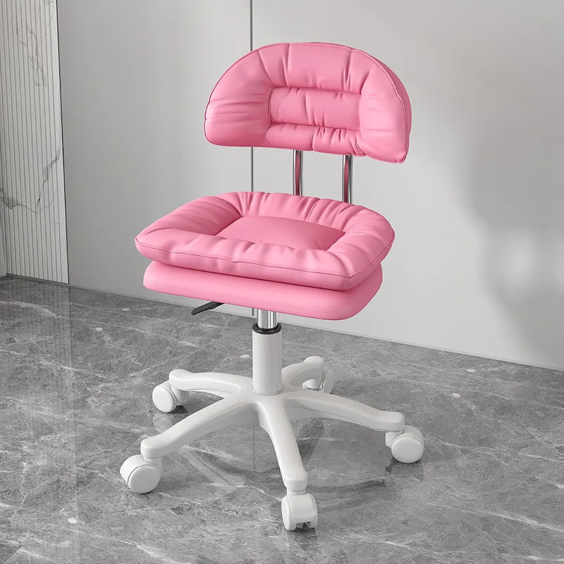 Makeup Beauty Barber Chair Salon Hair Salon Swivel Hairdressing Cosmetic Saddle Pedicure Recliner Silla De Barbero Furniture