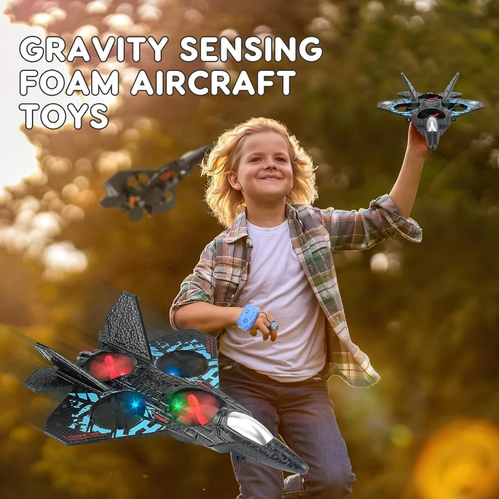 2025 Model Remote Control Airplane Toy with Dual Control Modes and 360-Degree Maneuverability