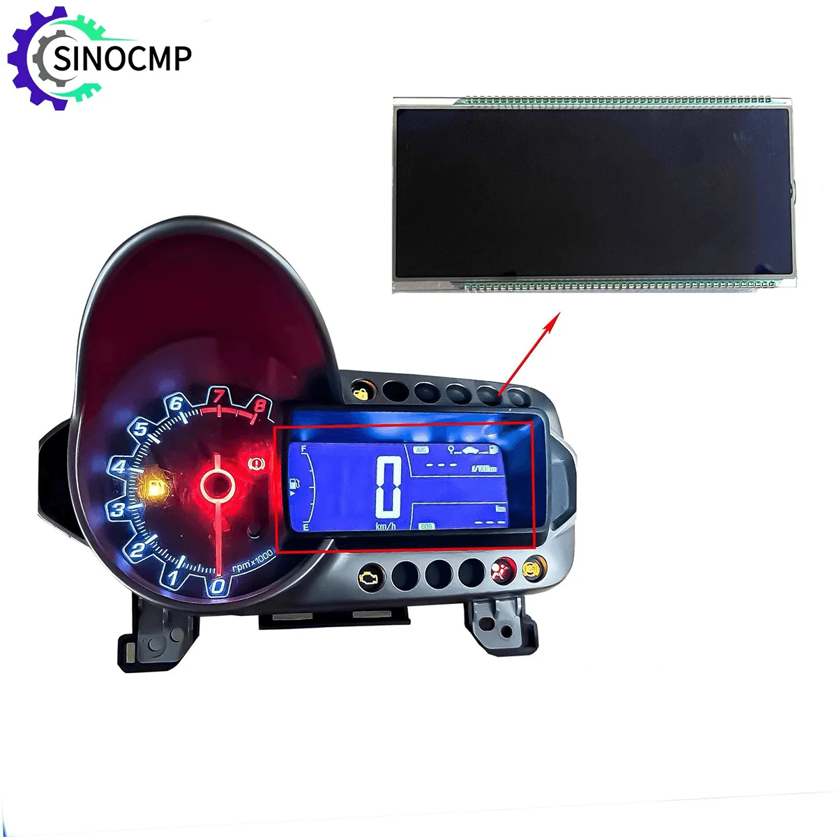 

Car Instrument LCD Display Large Screen For Chevrolet Aiveio Trax Aveo Sonic Dashboard Display Screen Missing Words Repair Parts