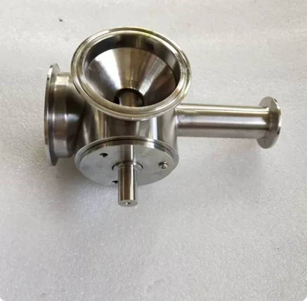 Stainless steel Extended 100mm rotary discharge valve