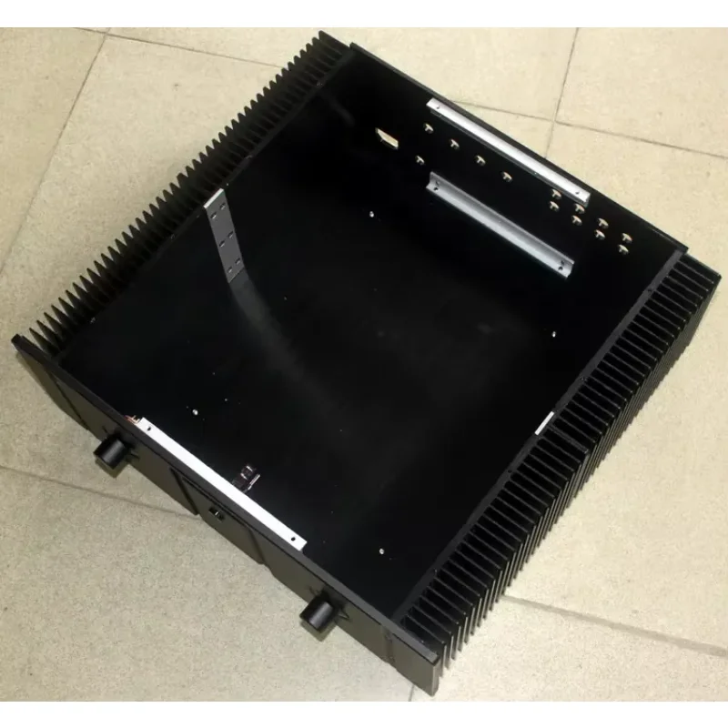 

case 440*150*410mm WA20 black Full aluminum amplifier chassis / Class A amplifier/Pure After amp/AMP Enclosure/case/DIY box