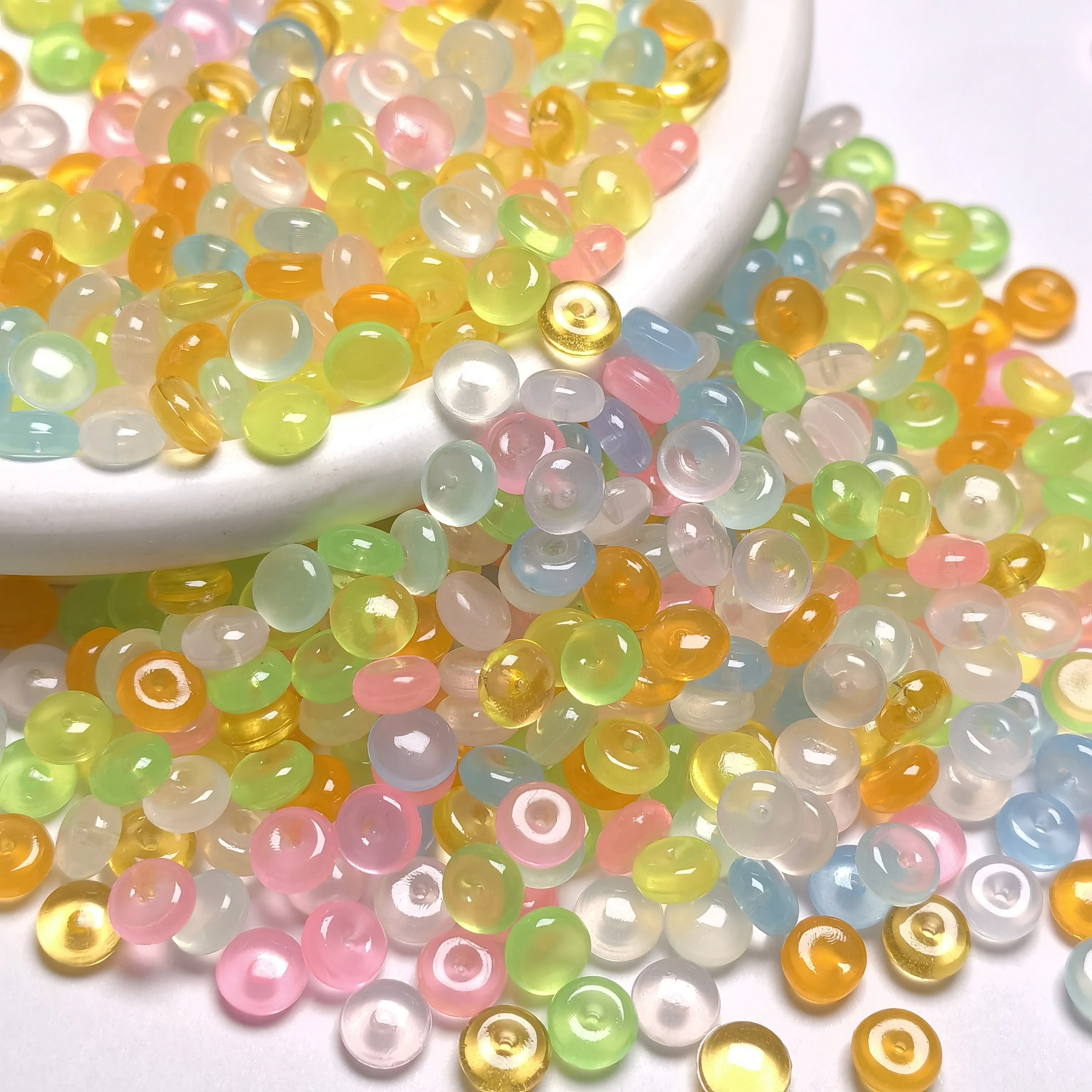 Slime Supply Plastic Luminous Fishbowl Beads DIY Slime DIY Supplies Accessories Decoration Additives AntiStress Filler Toys
