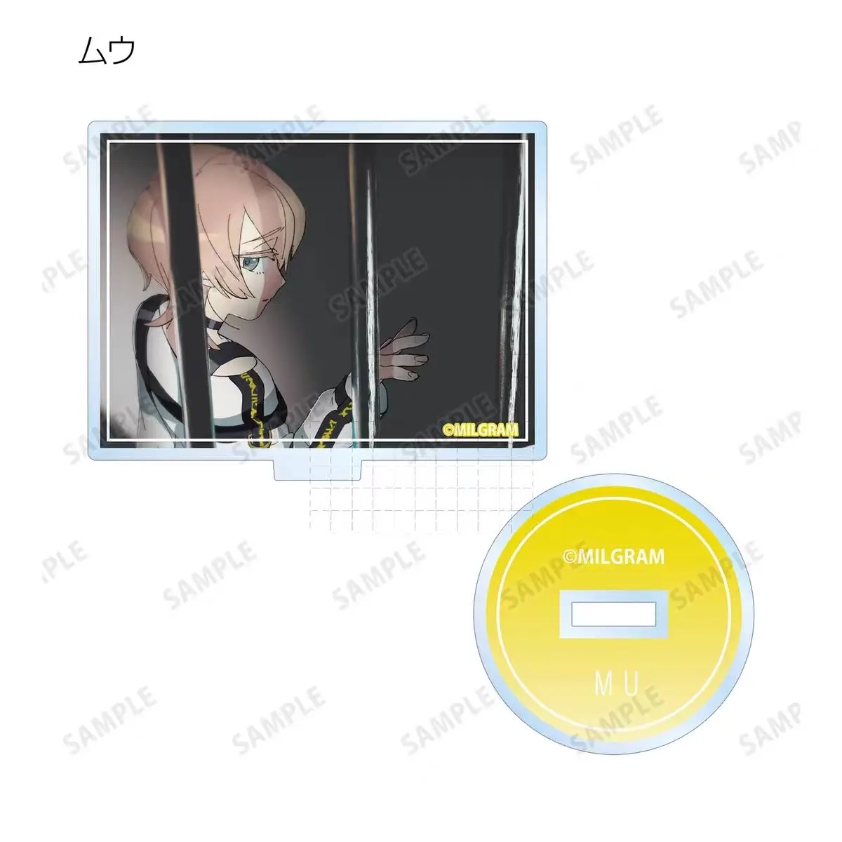 15cm anime jogo milgrama acrílico suporte boneca mahiru kazui yuno mikoto amane shidou es cosplay ornamentos de mesa bons presentes