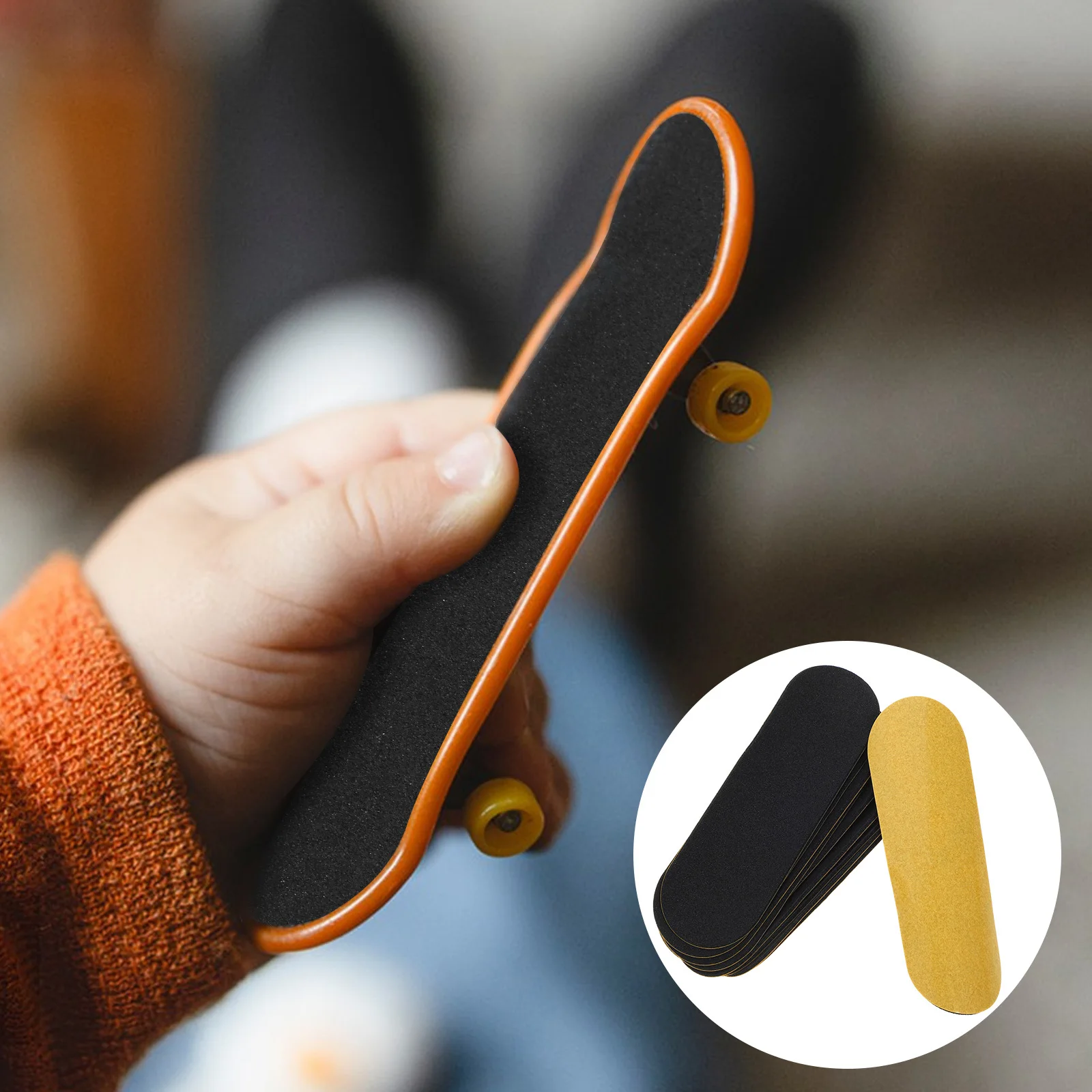 

10Pcs Finger Skateboard Anti-Skid Tape Foam Grip Tape for Fingerboards Nonslip Stickers Foams Grip Tapes Finger Skateboard Tapes