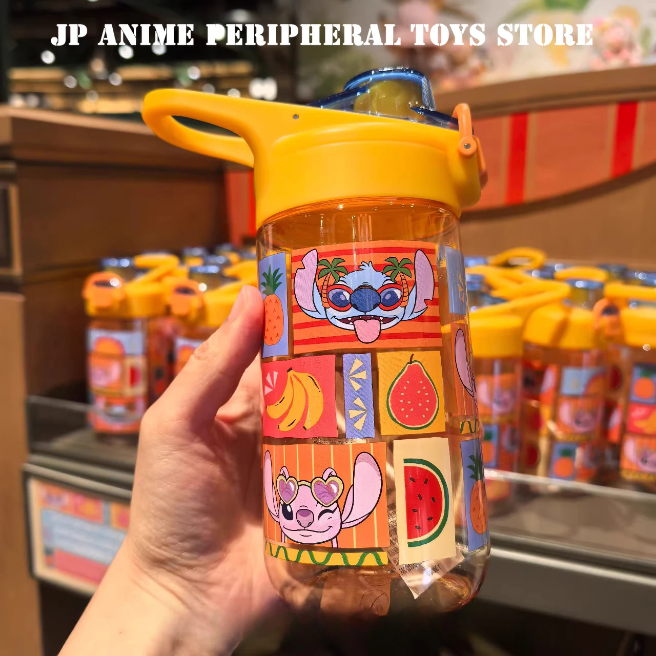 

2025 Genuine Stitch Cold Water Cup Cartoon Cute Angel Summer Children's Water Cup Children's Birthday Christmas Gift