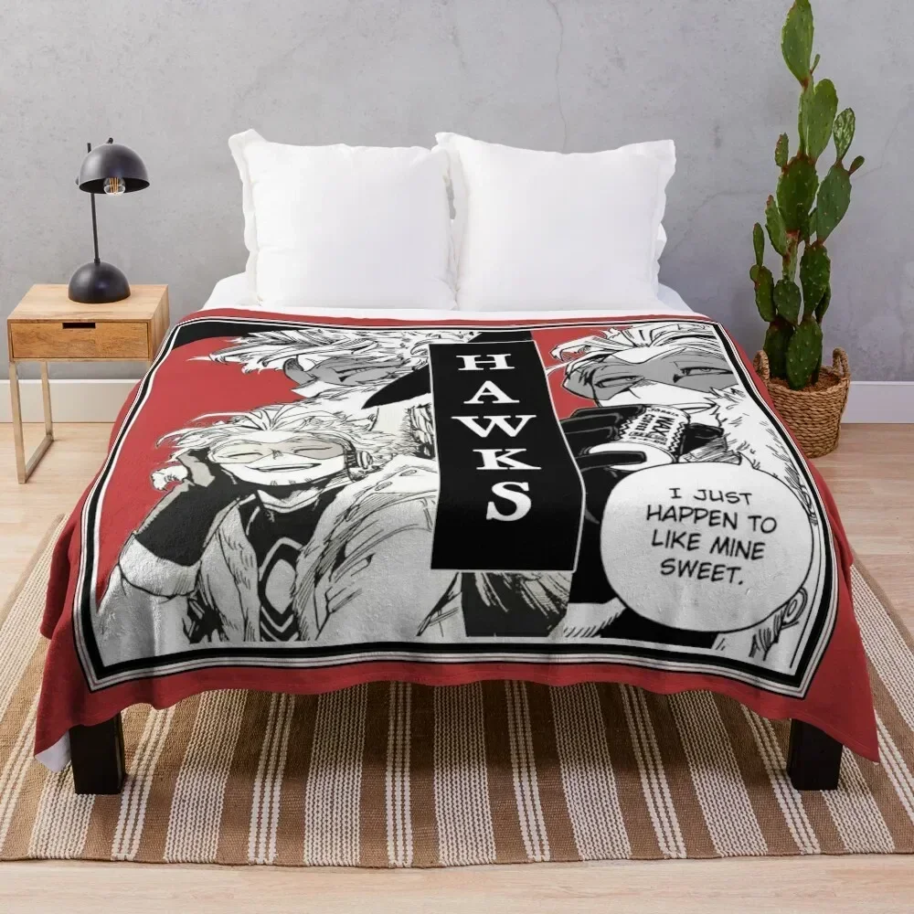 

Manga Hawks BNHA Throw Blanket Furry Blankets For Baby Blankets