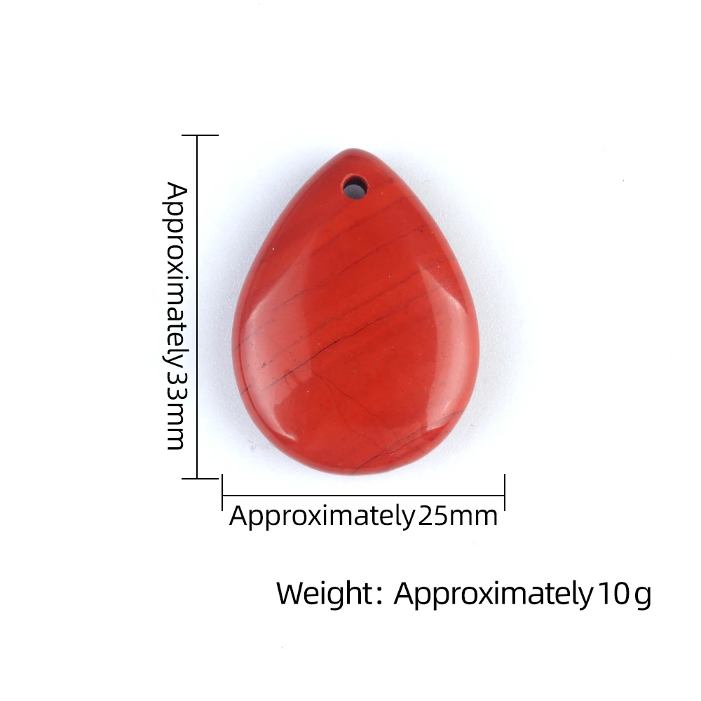 25x33 مللي متر قطرة الماء على شكل الطبيعية شبه حجر كريم الخرز اليدوية تلميع 12 ألوان DIY بها بنفسك مجوهرات إكسسوارات عقد