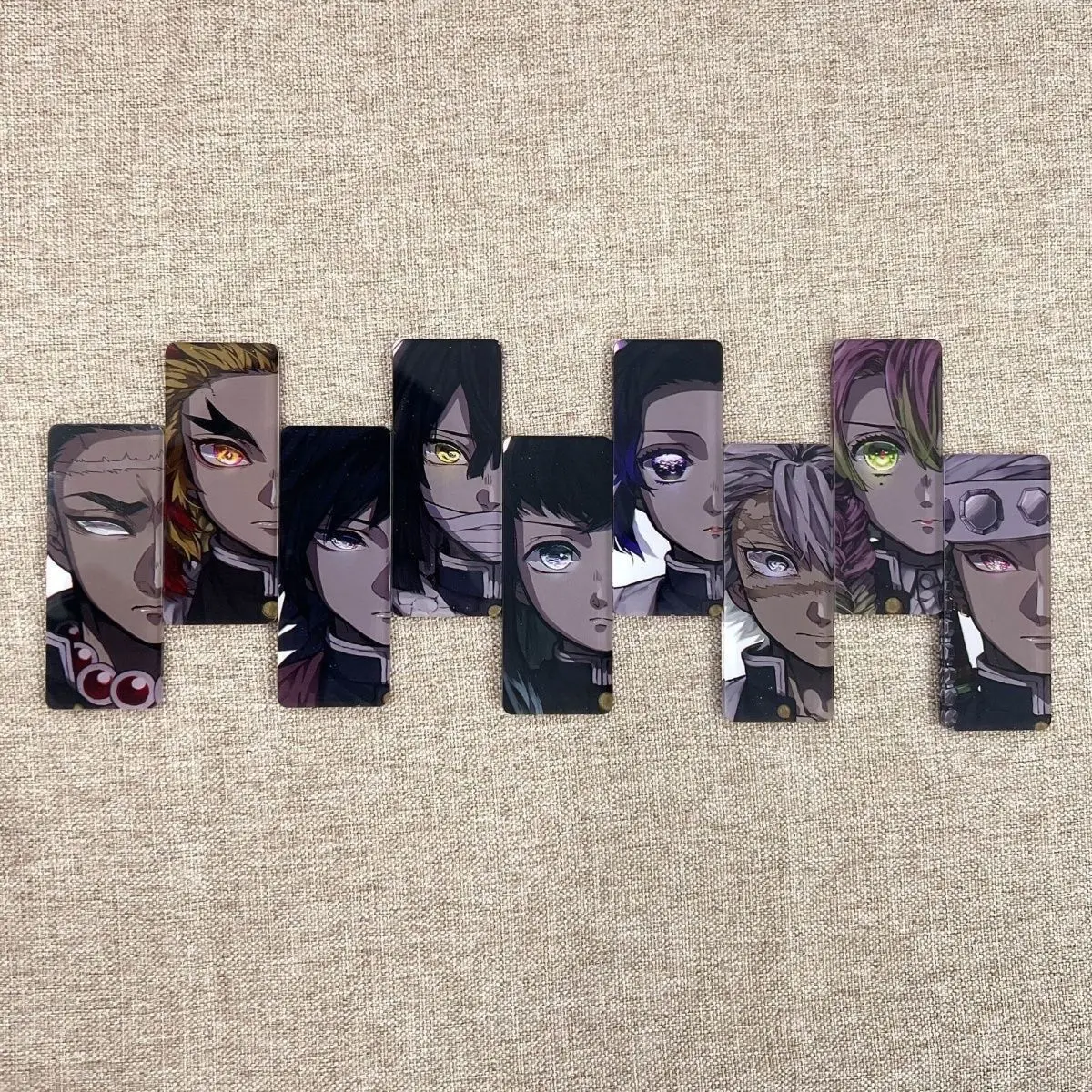 Demon Slayer 9 Hashira Kreative Magnetische Kühlschrankmagnete, Shinobu Rengoku Ästhetische Heimdekoration Geschenk für Anime-Fans