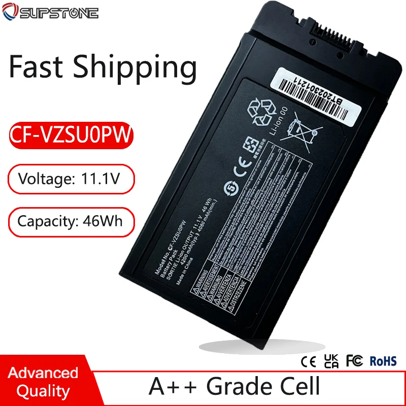 New CF-VZSU0PW Laptop Battery For Panasonic CF-54 CF-54F0961NE CF-VZSU0LW CF-VZSU0PR CF-VZSU0GW