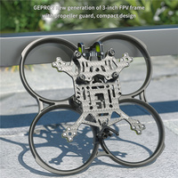 GEPRC GEP-CT30 O3 Frame 127mm Wheelbase with COB Light Strap BEC for DJI O3 Air unit FPV Freestyle 3inch Cinewhoop Cinebot30