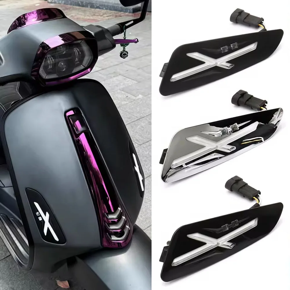 

For Vespa Sprint 125 SPRINT 150 Primavera 150 PRIMAVERA 125 Motorcycle Clear Smoky Front Rear Turn Indicator Signal LED Lights