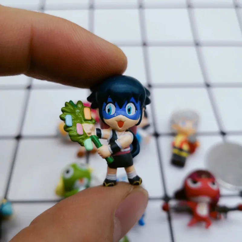 Bandai Bulk Keroro Gunsoo Kikker Team Anime Beeldje Hanger Sleutelhanger Actiefiguren