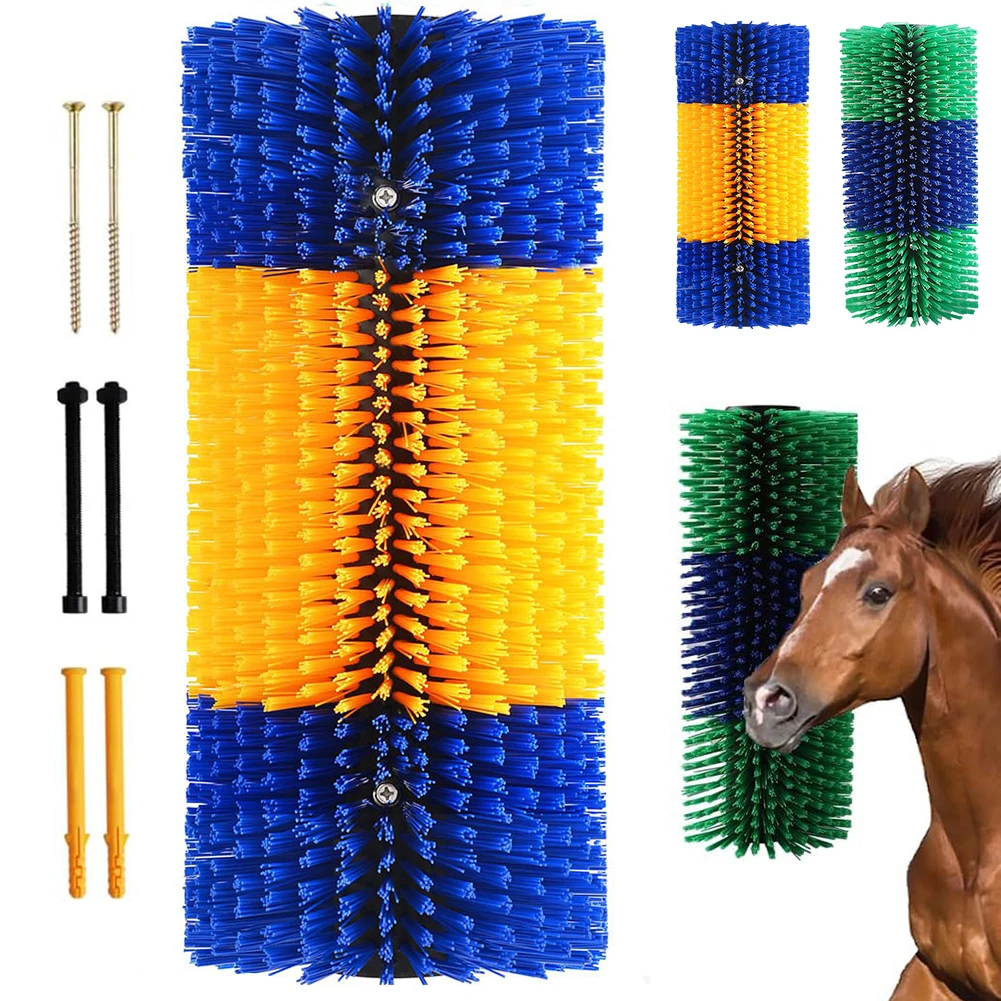 Horse Brush Relieve Itching on The Back of Livestock Livestock Scratching Brush Suitable for Livestock Horse Cattle Sheep Pig