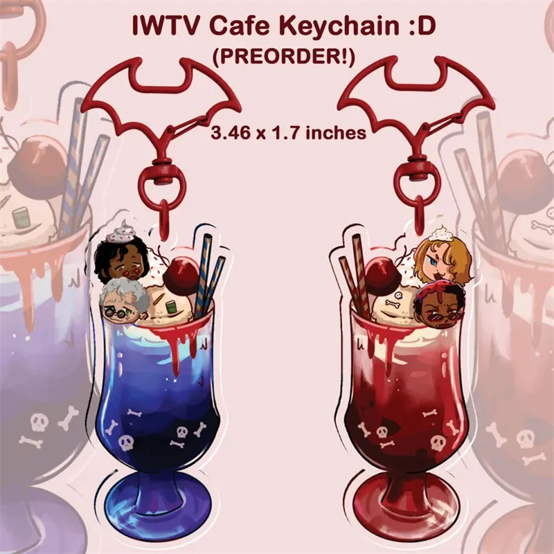 ¡PRE-ORDENE! Llaveros de café IWTV (louis + lestat) y (armand + daniel)