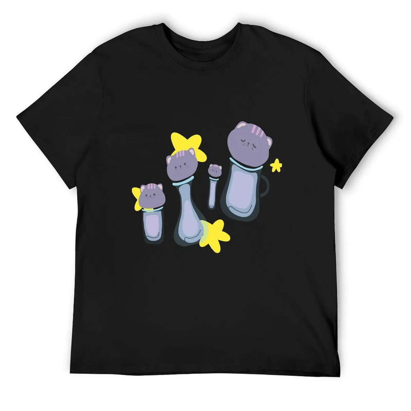 

Science Cat T-Shirt Man t-shirt anime stuff new edition Short sleeve tee men