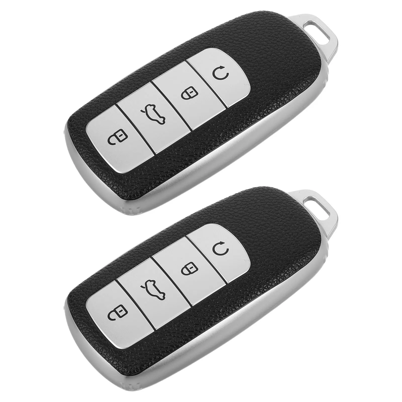 

2Pcs Key Fob Cover Car Key Protective Case Slim Lightweight Tpu Shell Comfortable Grip Drop Resistant Universal Fit for Daily