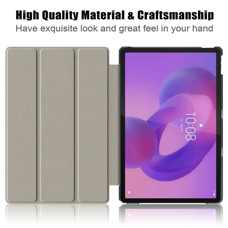 Dreifach Faltbare Hülle für Lenovo Xiaoxin Pad 11 2025 mit Auto-Wach-/Schlaf-Funktion Stoßfest – Detail 6